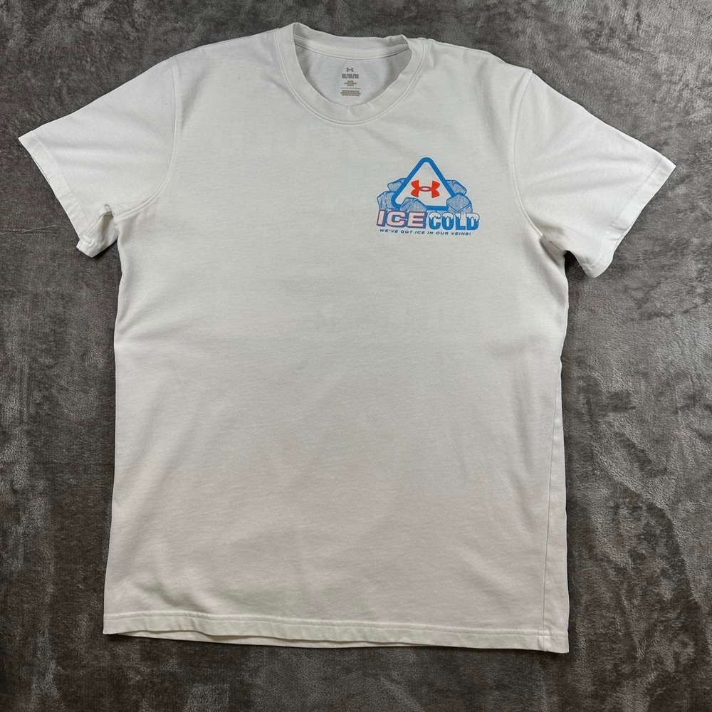 Under Armour White Ice Cold Tee Size M